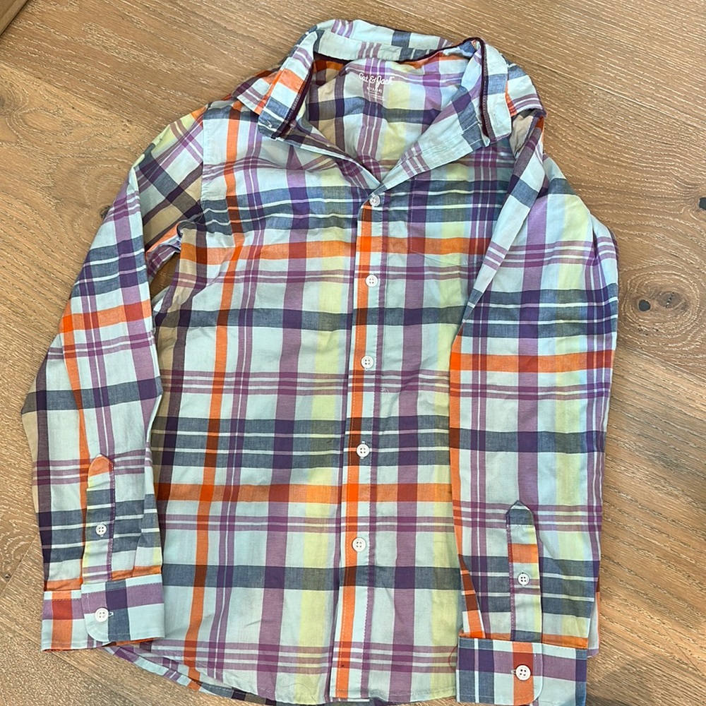 Cat and Jack like new boys button down